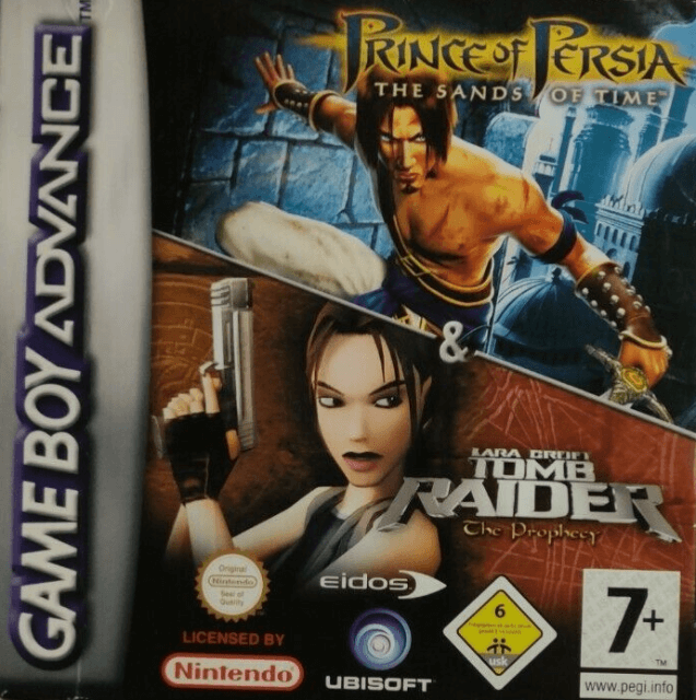 Prince of Persia Sands of Time box art for GameBoy Advance